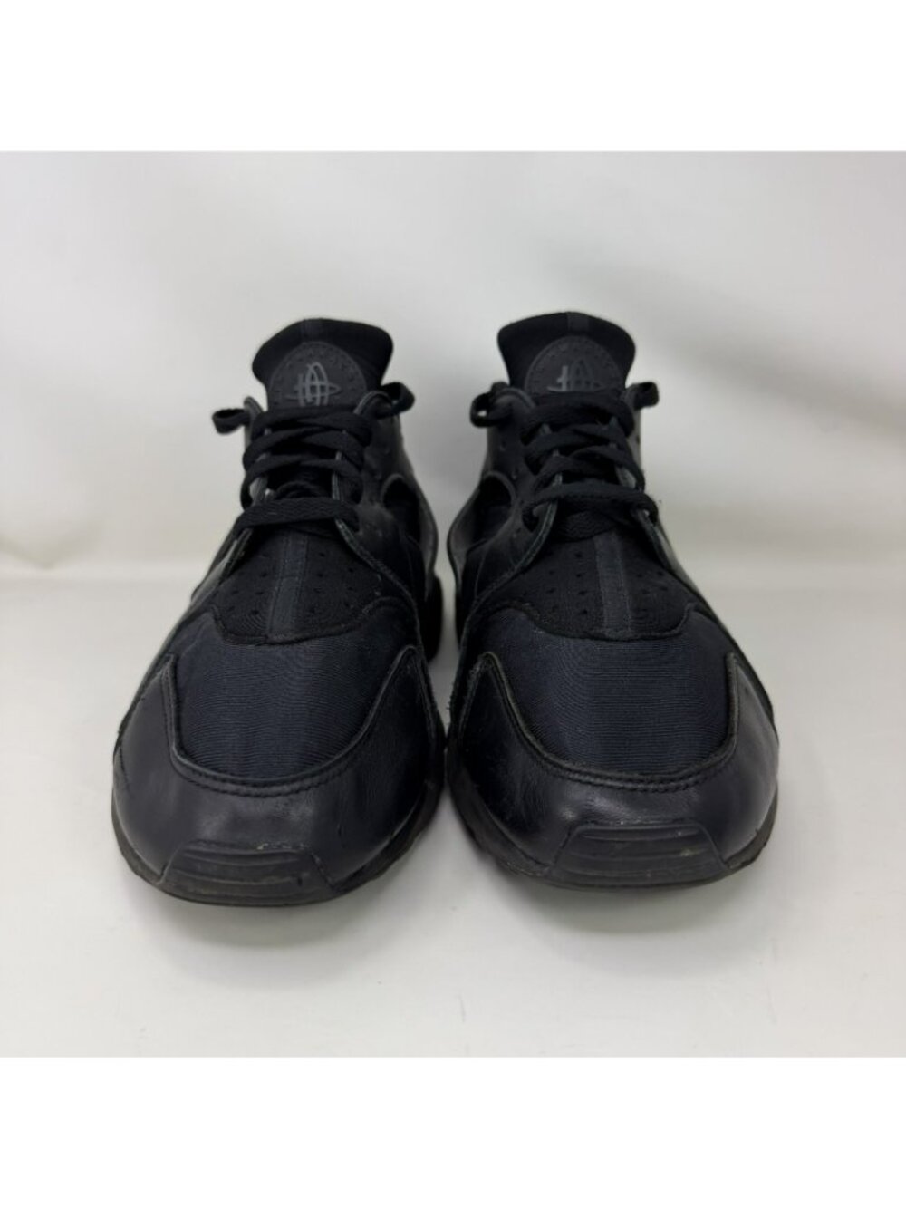 Nike Air Huarache Athletic Running Shoes Triple Black Men’s Size 999 - Picture 3 of 6